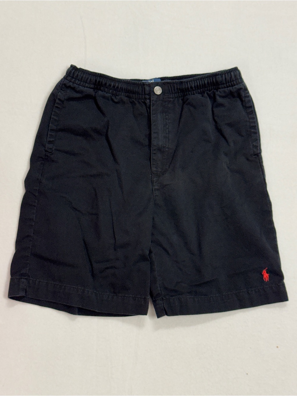 Polo by Ralph Lauren Boys Black Cotton Shorts Size M 12/14